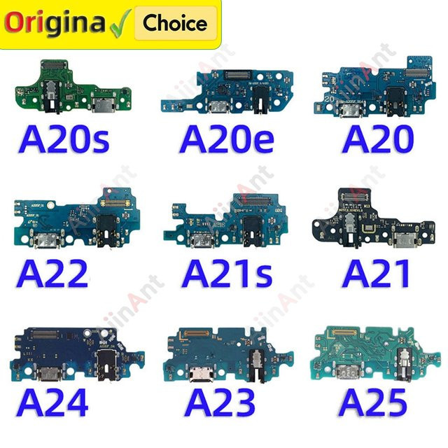 Samsung Galaxy A20 A21 A22 A23 A24 A25 A26 A20E USB-C Ladeflexkabel mit Dock USB Ladegerät Board Port Connector - Bild 1