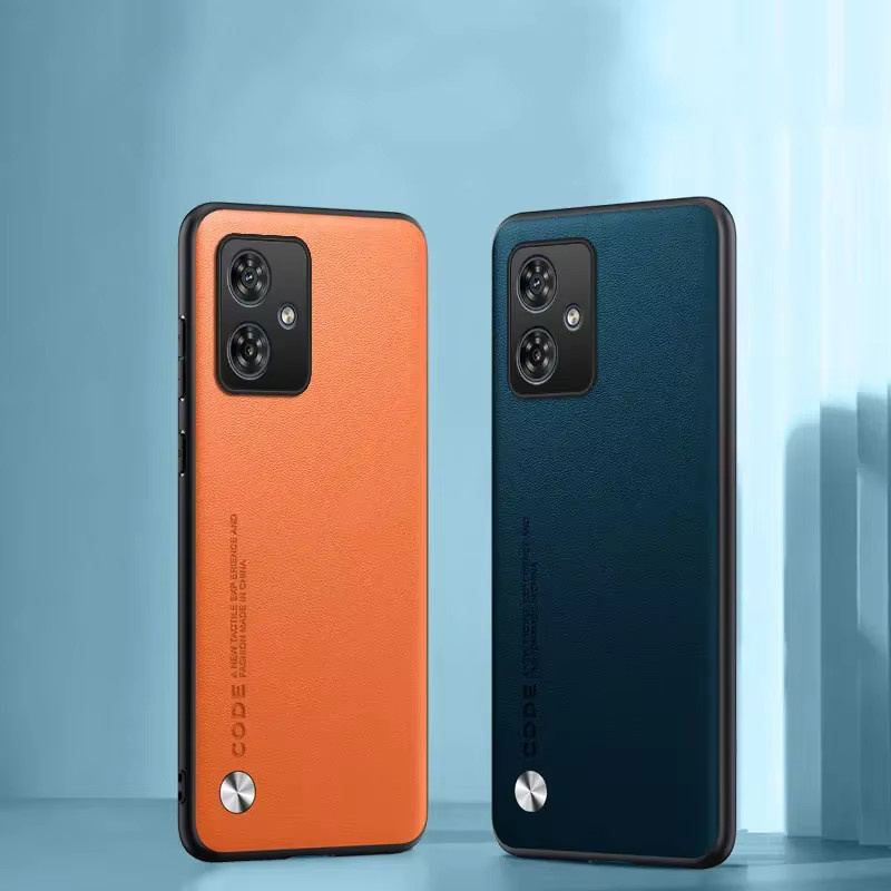 Luxus Leder Schutzhülle für Motorola G-Serie in Schwarz - Bild 2