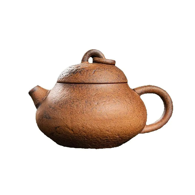 JIANGXINSHE Teekanne aus Keramik im japanischen Retro-Stil, Braun, 100 ml - Bild 3