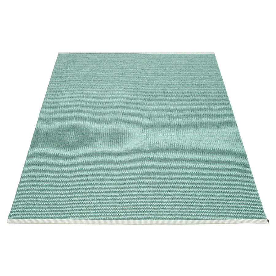 Pappelina Mono Teppich Jade / Pale Turquoise B/T: 140 x 200 cm - Bild 1