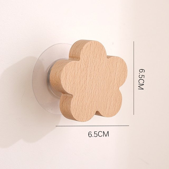 DGEV Wandhaken aus Holz in Tierform als dekorativer Kleiderhaken und Schlüsselanhänger - Bild 1