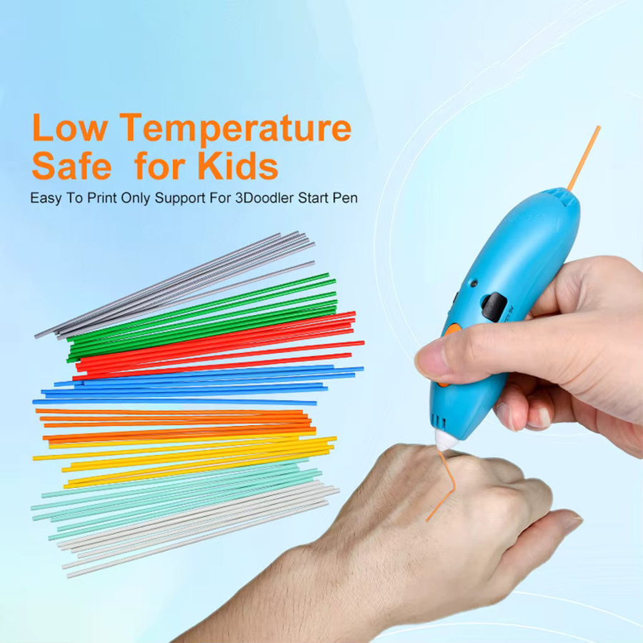 elenxs 3D Stift Filament Set, 300 Stück Multicolour, 2,5 mm Durchmesser, Länge: 15 cm - Bild 2