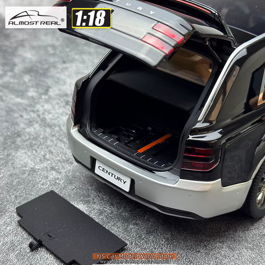 Almost Real Toyota Century, Modellauto, 1:18, Schwarz x Silber, Metall - Bild 4