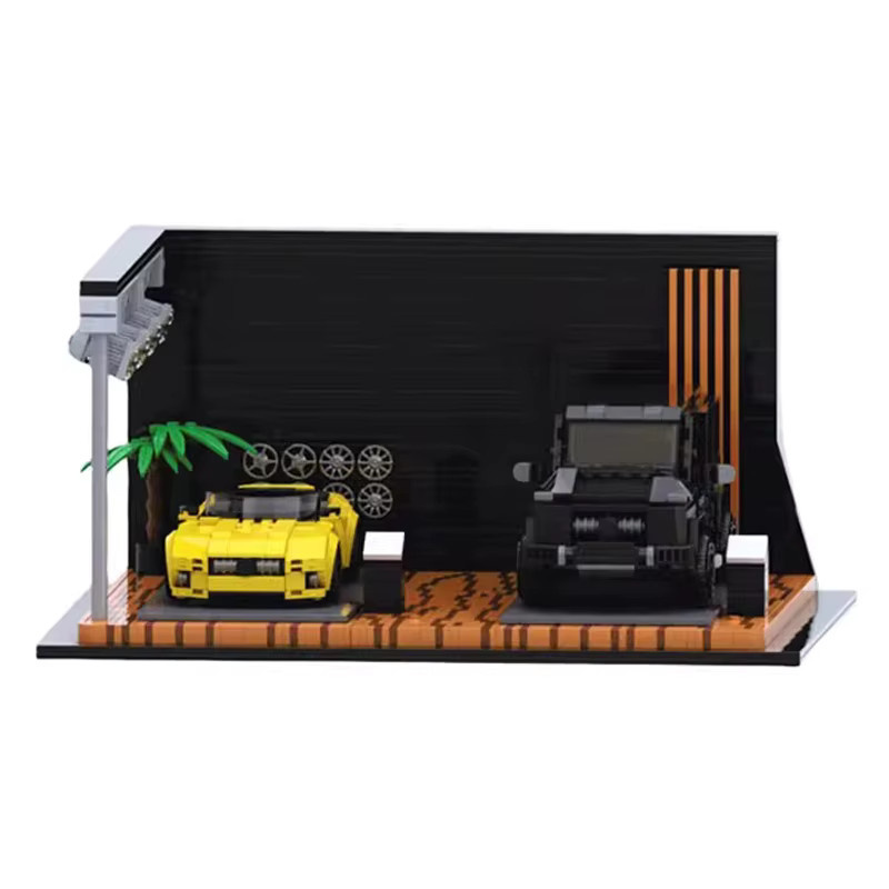 Bricklink MOC Parking Lots Speed Vehicles Display Showroom Stand Sets, Bausteine, Set / Bundle - Bild 2