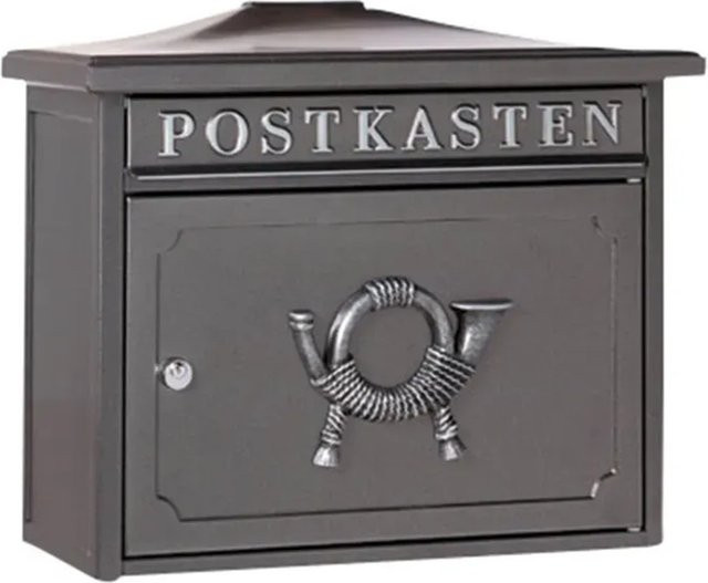 Briefkasten Burg Wächter Sylt 1883 aus Alteisen in Anthrazit - Bild 1