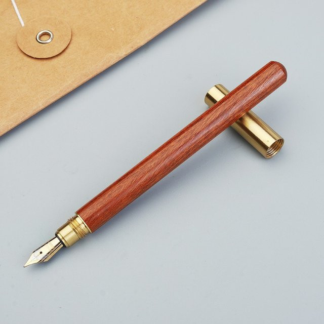Wiederverwendbarer Gelstift mit 0,5 mm Spitze für Kalligrafie und Schule in Bunt und Braun - Bild 1