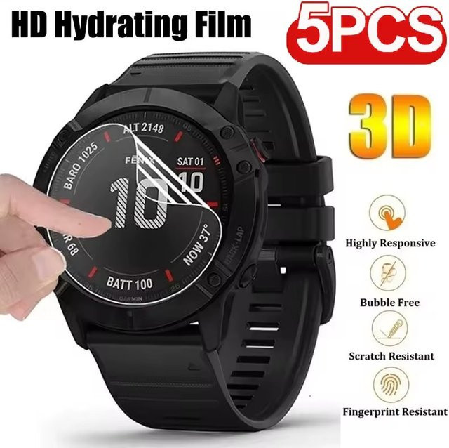Garmin Uhren-Displayschutzfolie Hydrogel, transparent - Bild 1