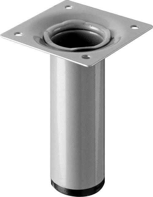Hettich Tischbein Aluminium-Optik Silber Matt Durchmesser: 3 cm, Höhe: 10 cm - Bild 1