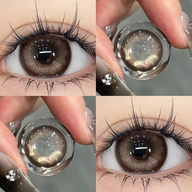 Kisseye Myopie-Kontaktlinsen, Braun, Unisex - Bild 1