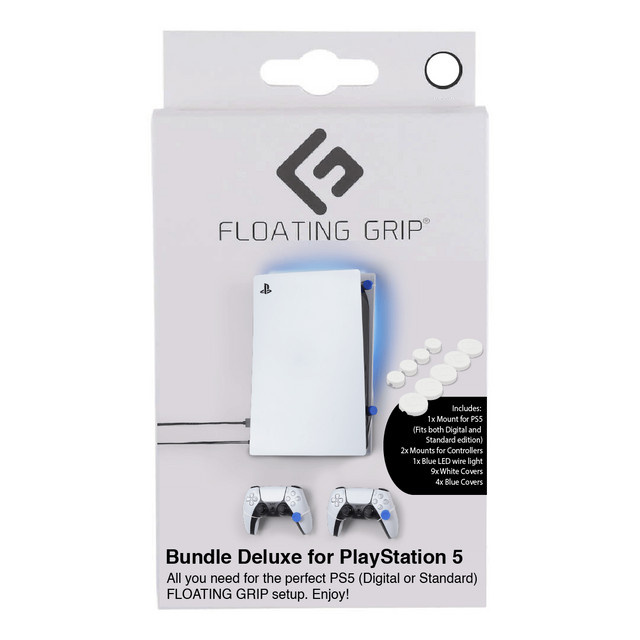 Floating Grip Wandhalterung für PlayStation 5 Deluxe Bundle in Weiß - Bild 1