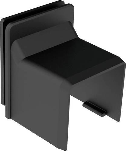 KOPOS Kabelkanal Durchführungsstück Schwarz B: 20 mm, H: 20 mm - Bild 1