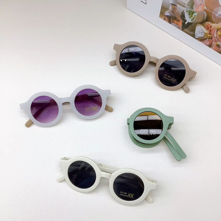 ZUXUB Sonnenbrille Kids, Vollrand, Rund, Kunststoff - Bild 2