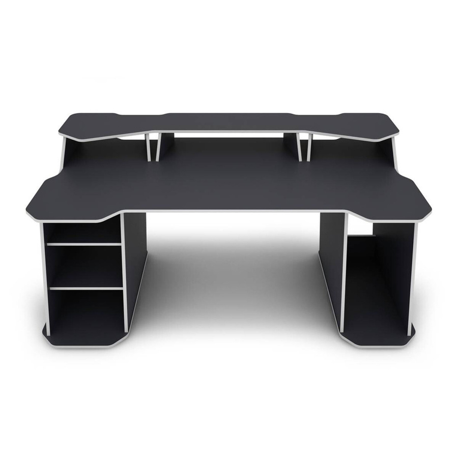 byLIVING Schreibtisch MATRIX modern in Anthrazit und Weiß, B/H/T: 180 x 76,96 x 85 cm - Bild 3