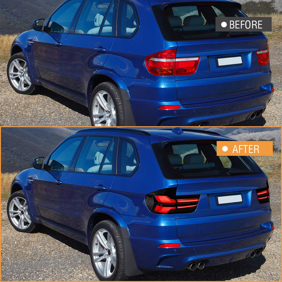 COOLCMP LED-Rückleuchten Set in Rot für BMW X5 E70 (2007-2013) und X5 F15 (2014-2018) - Bild 7