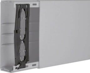 Hager Leitungsführungskanal LF 60190 Kabelkanal Grau B: 19,0 cm, H: 6,0 cm, L: 200 cm - Bild 1