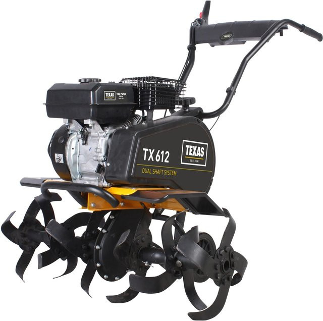 Texas Benzin-Motorhacke TX612TG Dual-Shaft in Gelb-Schwarz mit 4 kW - Bild 5