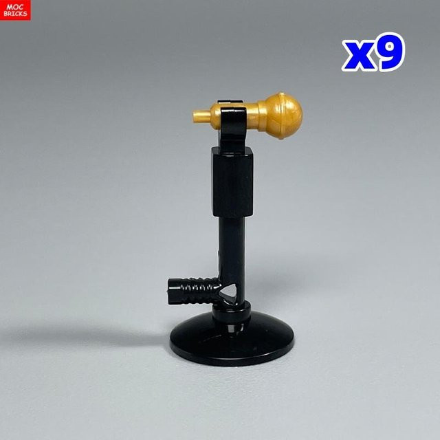 Yiran toy MOC Bausteine Utensil Mikrofonständer Musikbar Szene, Konstruktionsbausteine, ab 6 Jahren - Bild 1