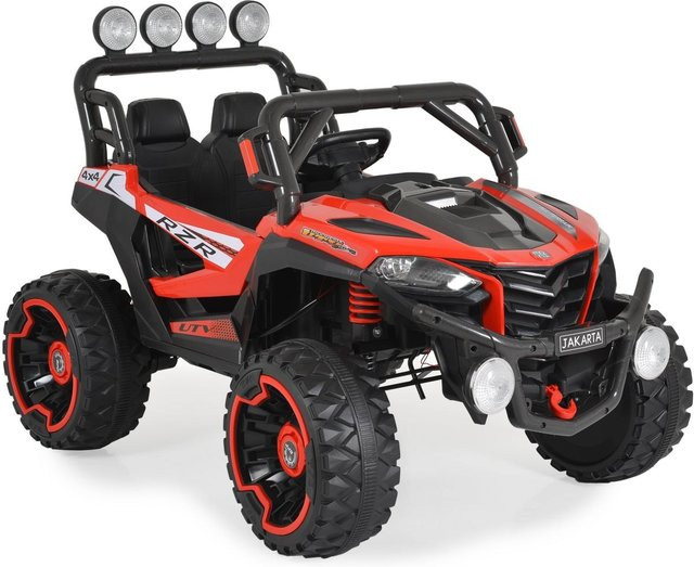 Moni Jeep Jakarta BLK-819 Elektroauto, rot, mit Fernbedienung, MP3 - Bild 1
