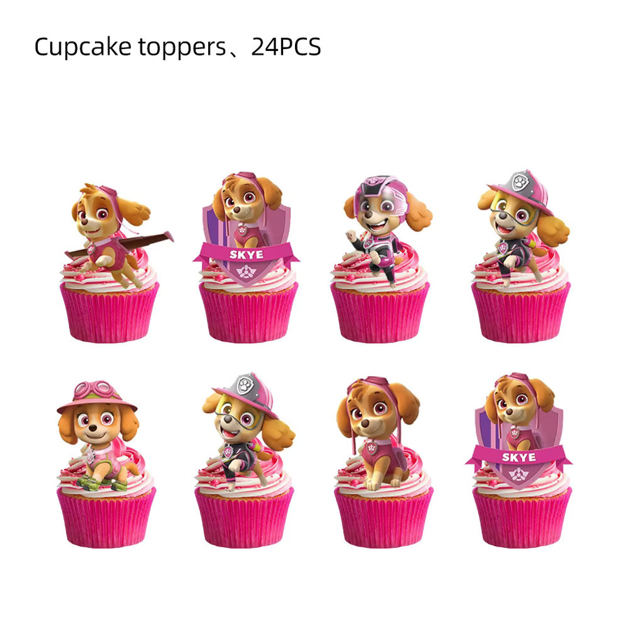 Paw Patrol Tortendekoration, Partybecher, Hundemotive - Bild 2