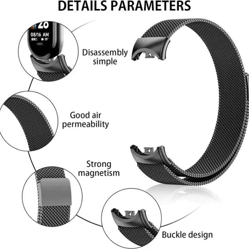 Xiaomi Uhrenarmband Milanese Loop, Edelstahl, Unisex - Bild 2