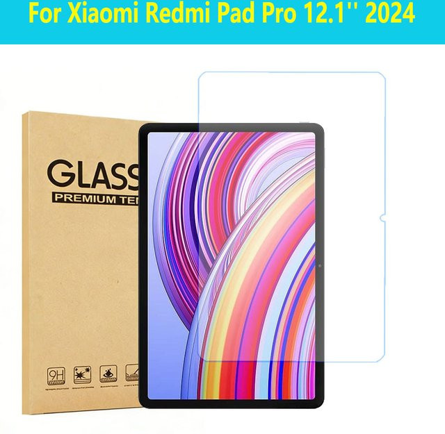 Xiaomi Redmi Pad Pro 12,1 Zoll 2024 Displayschutzfolie aus 9H gehärtetem Glas, transparent - Bild 1