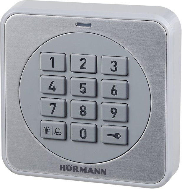 Hörmann Codetaster CTR 3b-1 Codeschloss in Silber, B/T/H: 8,0 x 8,0 x 1,5 cm - Bild 1