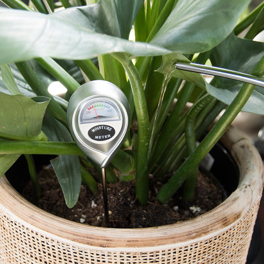 Luftfeuchtigkeitsmesser für Zimmerpflanzen, Balkon und Garten aus Kupfer von Super Merchant - Bild 2