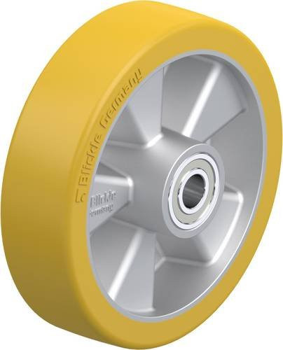 Blickle Kunststoff-Rad ALTH 151/15K in Braun und Gelb mit einem Durchmesser von 150 mm und einer Tragfähigkeit von maximal 400 kg - Bild 1