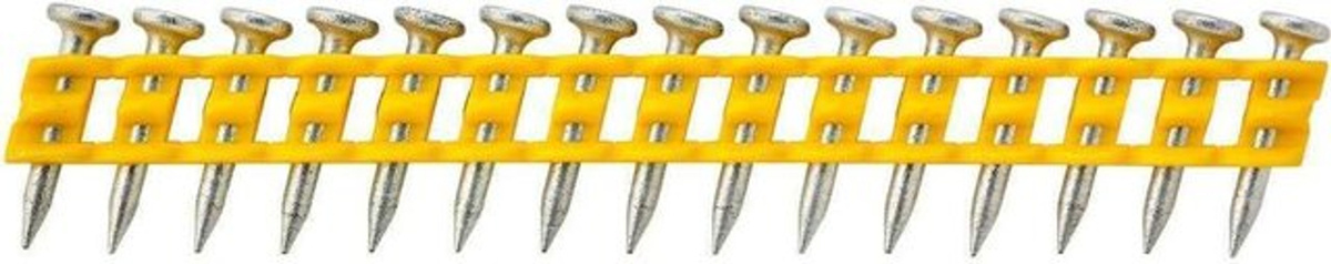 DeWalt Mauerwerksnägel aus verzinktem Stahl, collated, Farbe: Silber, Durchmesser: 2,6 mm, Länge: 35 mm - Bild 2