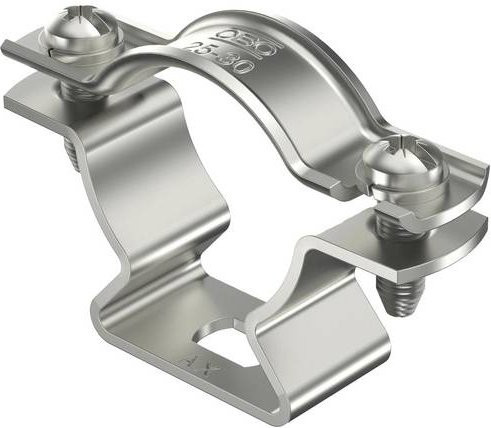 OBO Bettermann isCon H 26 VA Montagezubehör mit Schrauben, Silber, 20 Stück - Bild 1