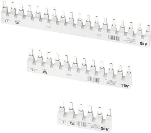 ABB Phasenschiene PS3/6/16BP 3Ph., 6 Pins, 16qmm, 80A, Weiß - Bild 1
