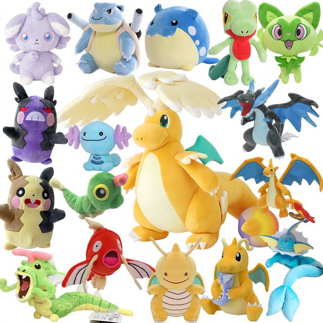 Aoger Pokémon Plüschfigur, Bunt / Mehrfarbig - Bild 1