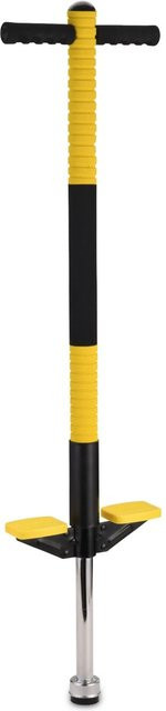 Relaxdays Pogo Stick Edelstahl Gelb Rutschfest - Bild 1