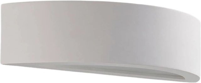 Lindby Wandleuchte Aurel Modern Weiß aus Gips und Ton, 1-flammig, E14 - Bild 1