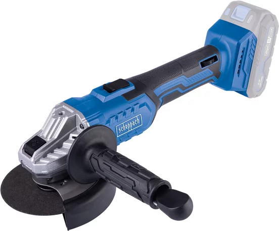 Scheppach Akku Winkelschleifer 20V C-AG125-X Set L in Blau mit 4,0Ah Akku - Bild 1