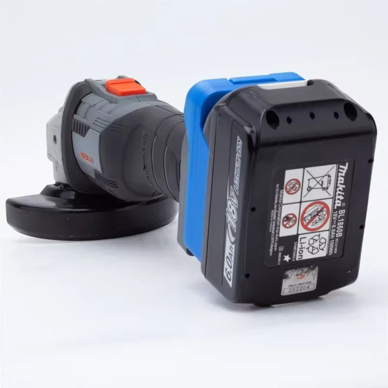 Akku-Konverter für Makita 18 V Lithium-Akku als Adapter für Aldi Ferrex 20 V Li-Ion Elektrowerkzeuge in Schwarz - Bild 2
