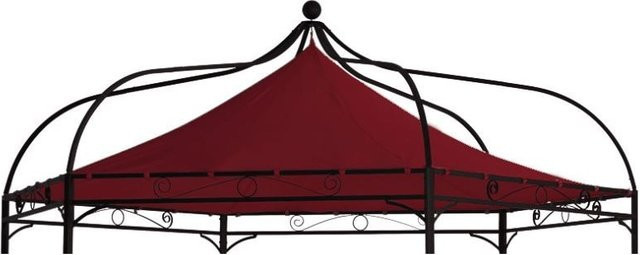 DEGAMO Ersatzdach für Pavillon MODENA aus Polyester PVC-beschichtet in Bordeaux - Bild 1