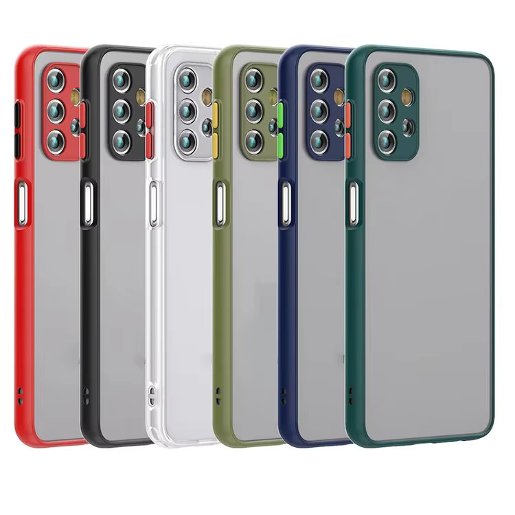 Stoßfeste matte Schutzhülle für Samsung Galaxy A-Serie in Rot - Bild 4