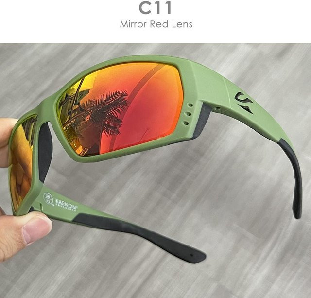 Kaenon Sonnenbrille, Square, Vollrand, TR90, polarisiert, Herren, brown - Bild 1