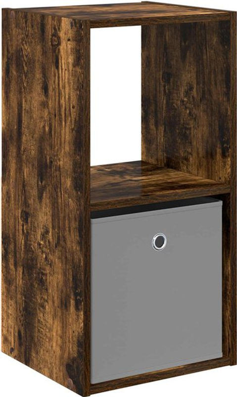 Nachttisch vidaXL aus Holzwerkstoff in Braun, Modernes Design, B/T/H: 35 x 32 x 68,5 cm - Bild 1