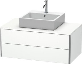 Duravit Waschtischunterschrank XSquare, Farbe: Weiß matt, wandhängend, B: 100 cm, T: 54,8 cm, H: 40 cm - Bild 1