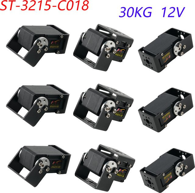 Feetech STS3215-C018 Smart RC Servo, 9-teiliges Set, Schwarz - Bild 1