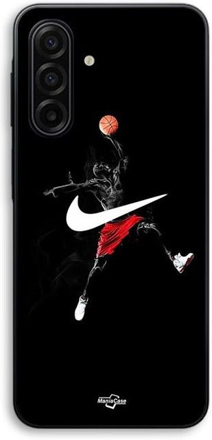Maniacase Handyhülle für Samsung Galaxy A17 mit Nike Jordan Logo in Schwarz - Bild 1