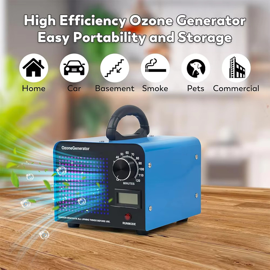 DADAWINDY Ozongenerator mit 60000 mg/h Kapazität für privaten und gewerblichen Gebrauch in Gelb und Blau - Bild 2