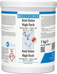 Weicon Anti-Seize High-Tech Montagepaste Kupferpaste Weiß 1,0 kg - Bild 1