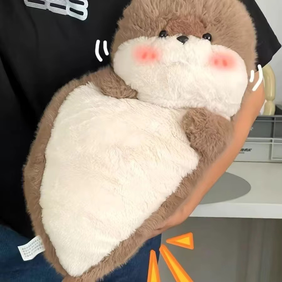Molutian Seeotter-Kuscheltier, Plüsch, 60cm, Braun - Bild 3