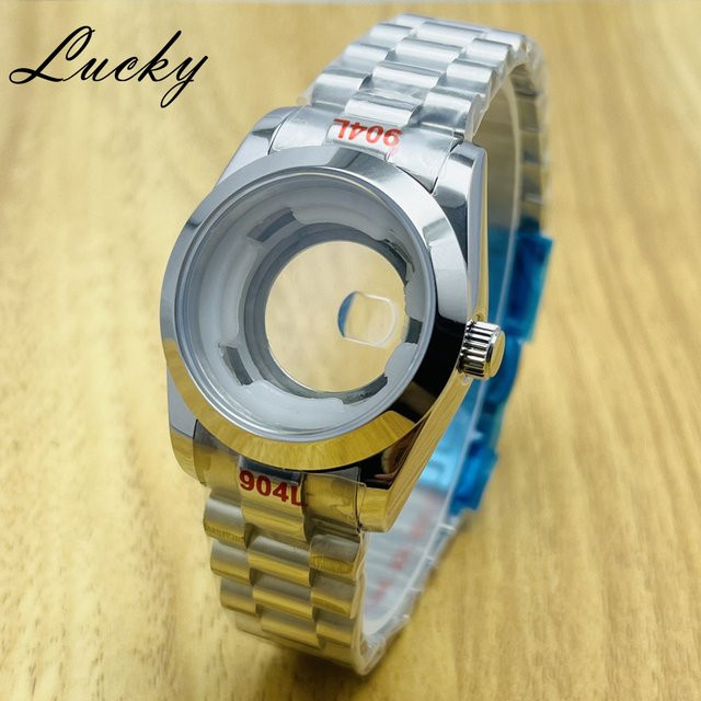 MUZHI Uhrengehäuse Damen, 31 mm, 904L-Edelstahl, Saphirglas, passend für NH05 NH06-Uhrwerk - Bild 1