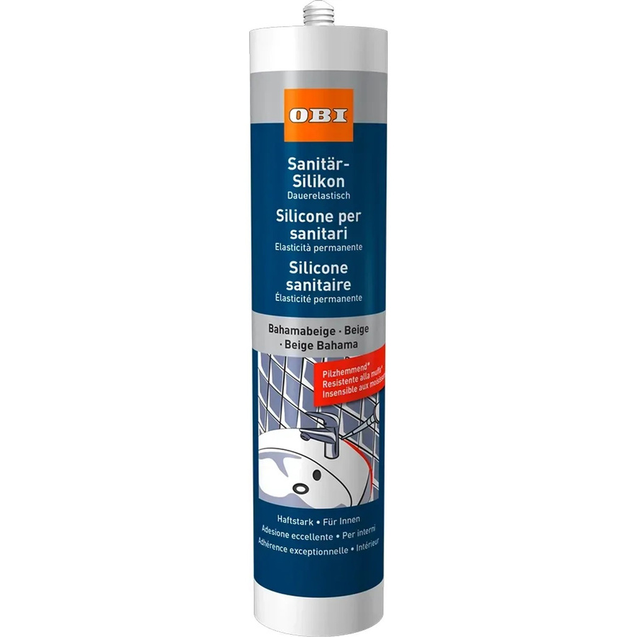 OBI Sanitär-Silikon Bahama in Beige, schimmelresistent, 310 ml - Bild 2