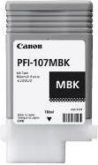 Canon PFI-107MBK Tintenbehälter Mattschwarz 130 ml für imagePROGRAF iPF670, iPF680, iPF685, iPF770, iPF780, iPF785 - Bild 1