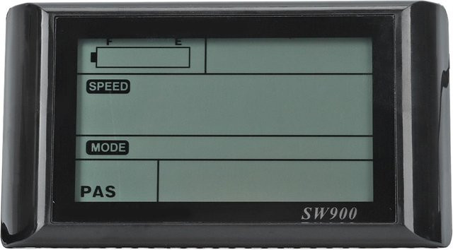 Shoemst LCD-Display Bedienfeld für Elektrofahrrad und Elektroroller in Grau und Schwarz - Bild 1